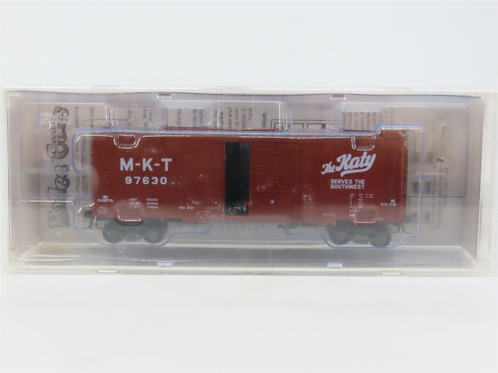 HO Scale Kadee 4512 MKT Missouri-Kansas-Texas 40' Box Car 97630 RTR