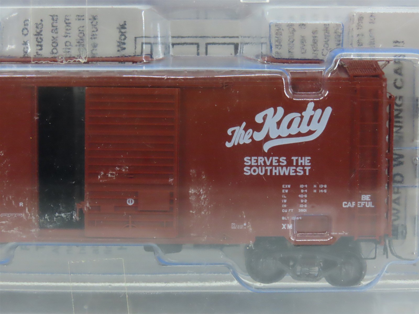 HO Scale Kadee 4512 MKT Missouri-Kansas-Texas 40' Box Car 97630 RTR