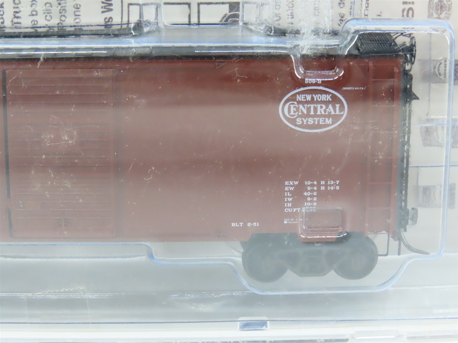 HO Scale Kadee 4094 NYC New York Central 40' Box Car 170769 RTR
