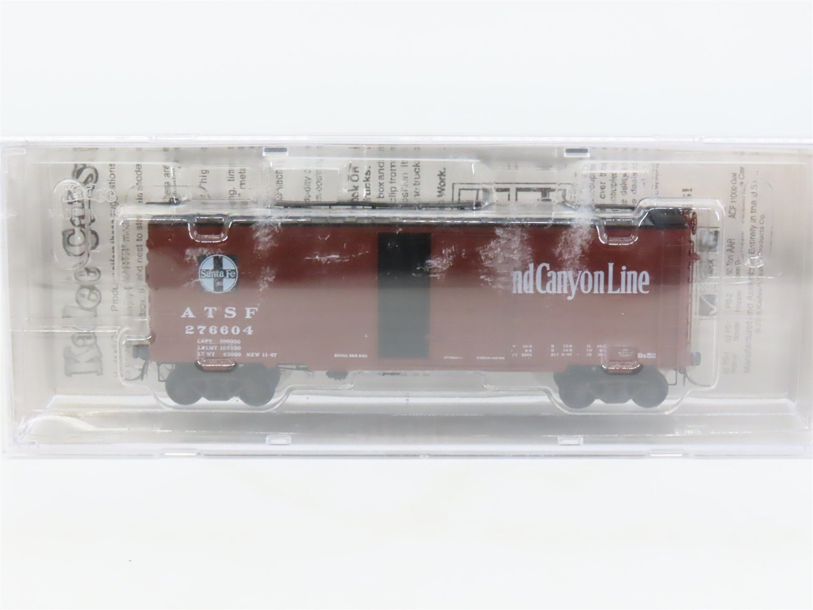 HO Scale Kadee 4328 ATSF Santa Fe 40' PS-1 Box Car 276604 RTR