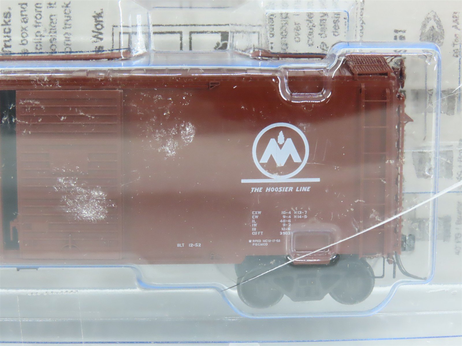 HO Scale Kadee 4099 CIL Monon 40' Box Car 820 RTR