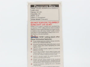 HO Scale Kadee 4099 CIL Monon 40' Box Car 820 RTR