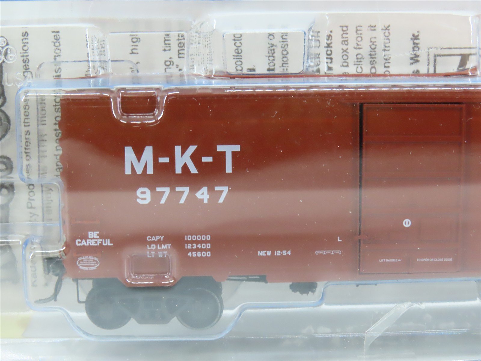 HO Scale Kadee 4523 MKT Missouri-Kansas-Texas 40' Box Car 97747 RTR