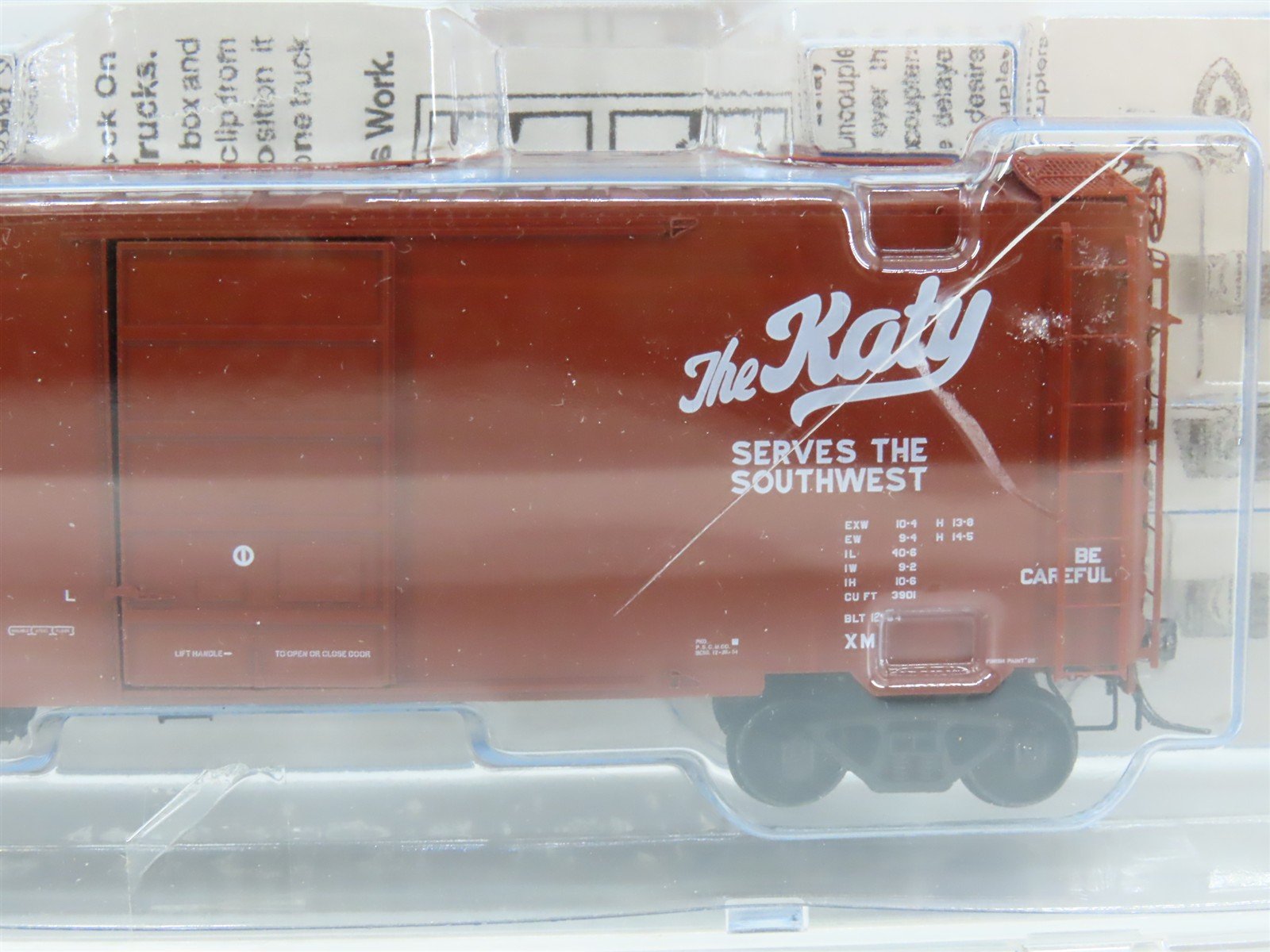HO Scale Kadee 4523 MKT Missouri-Kansas-Texas 40' Box Car 97747 RTR