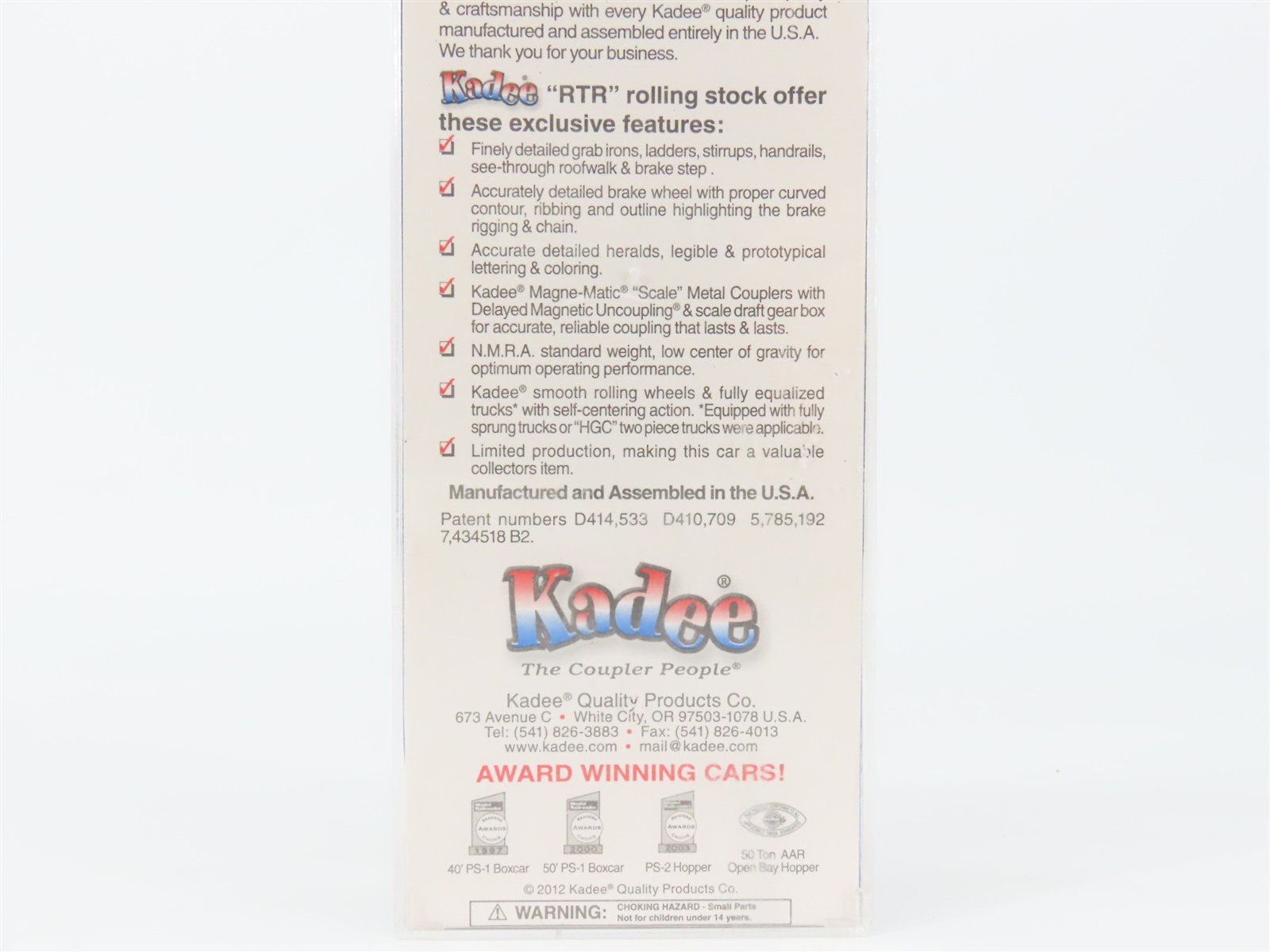 HO Scale Kadee 4523 MKT Missouri-Kansas-Texas 40' Box Car 97747 RTR