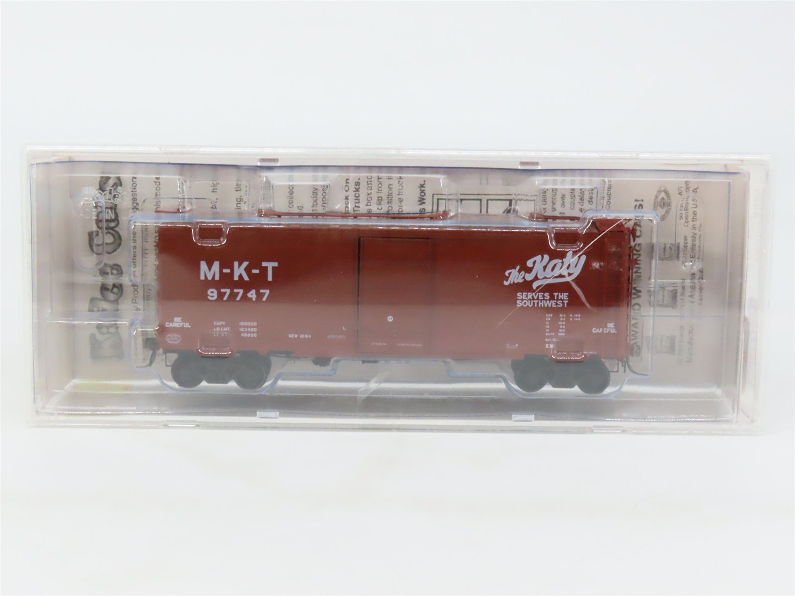 HO Scale Kadee 4523 MKT Missouri-Kansas-Texas 40' Box Car 97747 RTR
