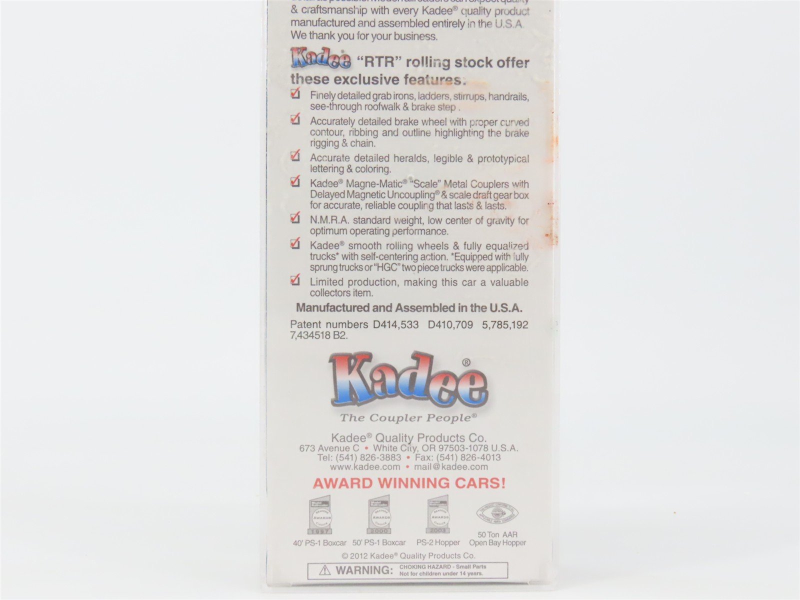 HO Scale Kadee 4830 MILW Milwaukee Road 40' Box Car 35049 RTR
