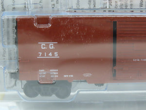 HO Scale Kadee 5126 CG Central of Georgia 40' PS-1 Box Car 7145 RTR