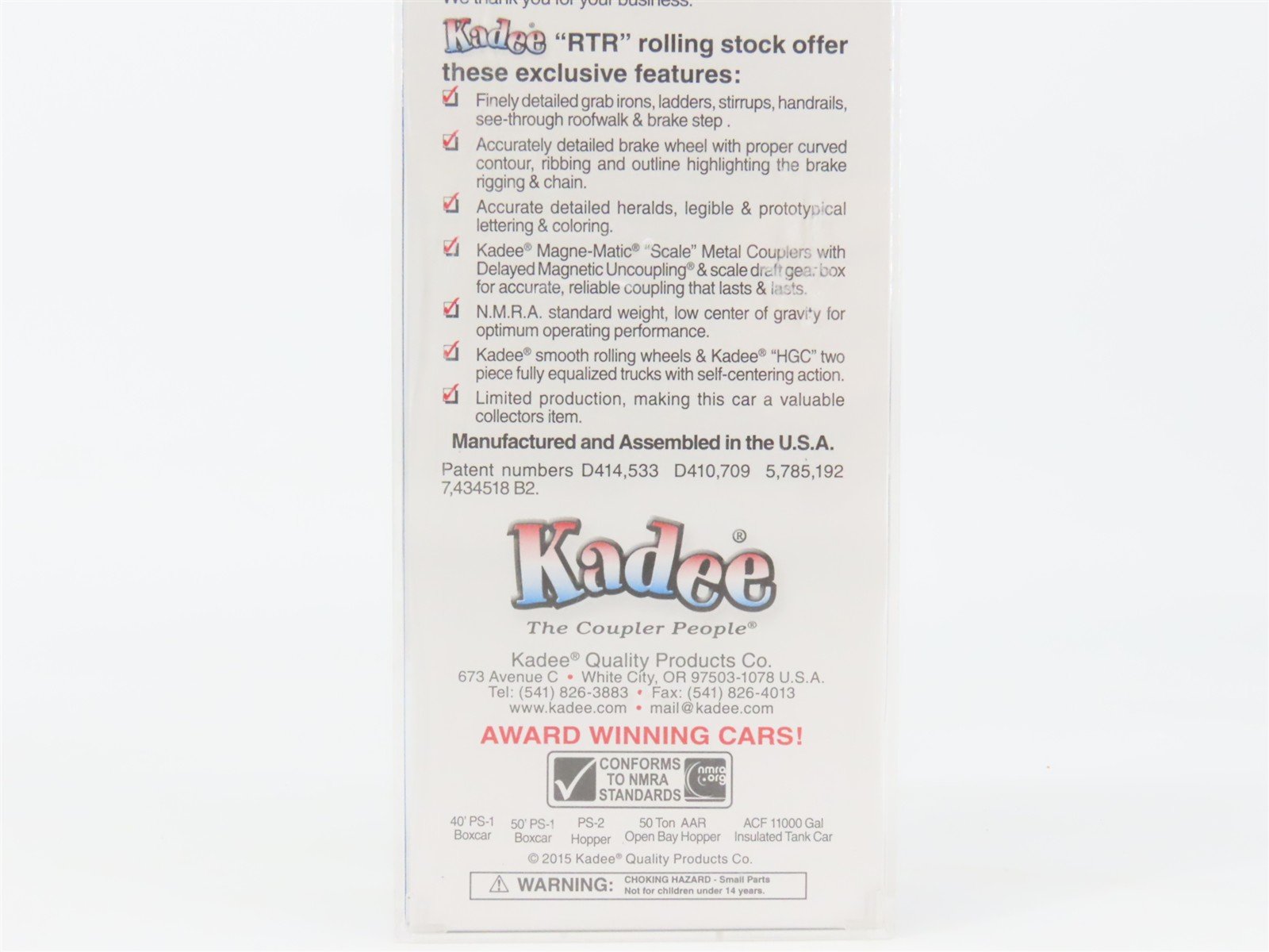 HO Scale Kadee 5126 CG Central of Georgia 40' PS-1 Box Car 7145 RTR