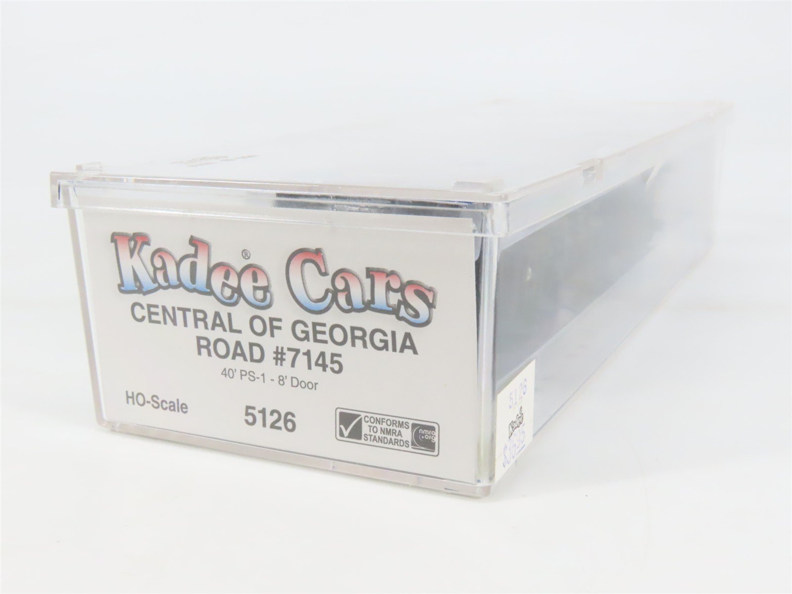HO Scale Kadee 5126 CG Central of Georgia 40' PS-1 Box Car 7145 RTR