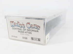 HO Scale Kadee 5126 CG Central of Georgia 40' PS-1 Box Car 7145 RTR