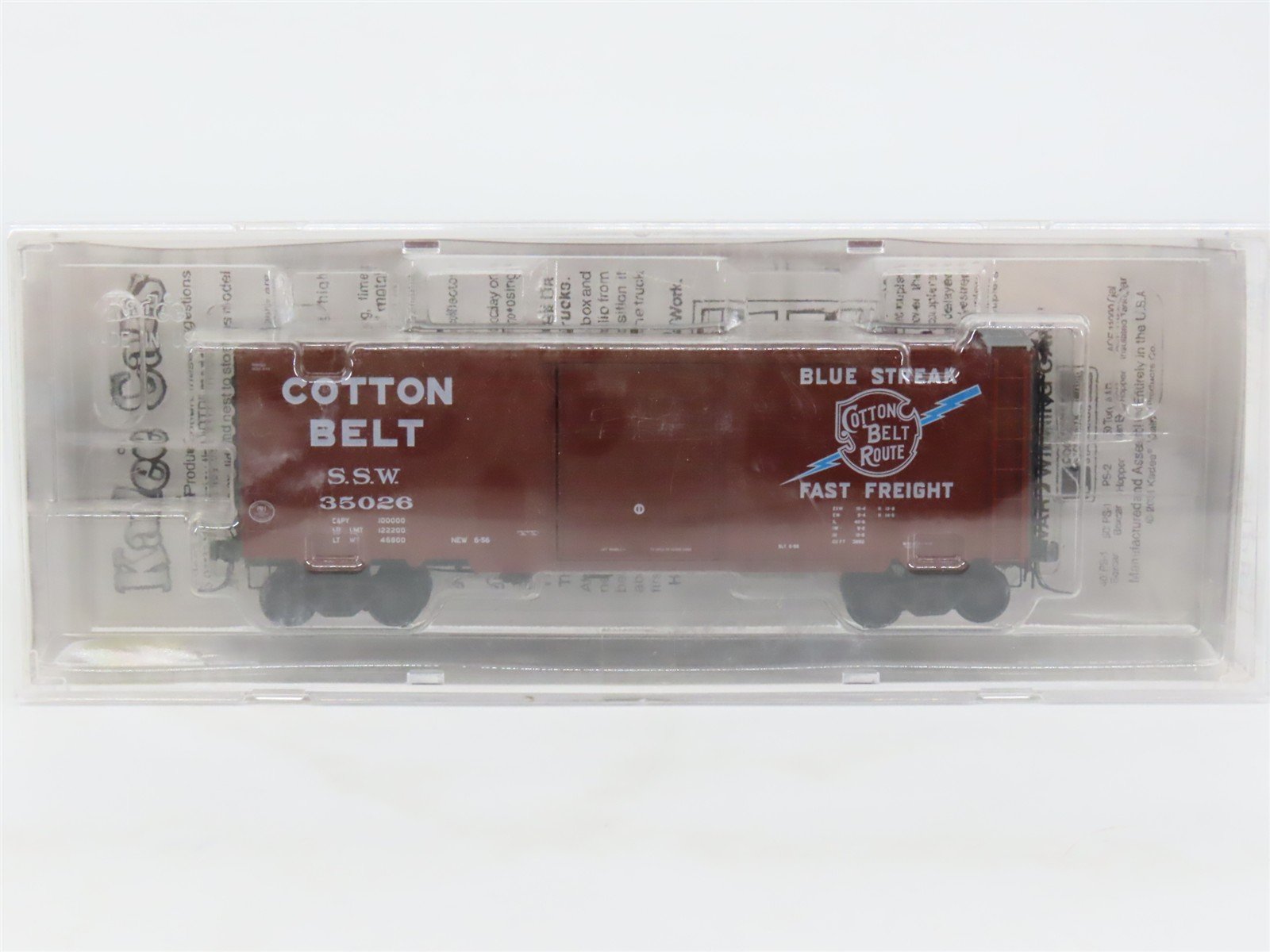 HO Scale Kadee 5321 SSW St. Louis Southwestern 40' Box Car 35026 RTR