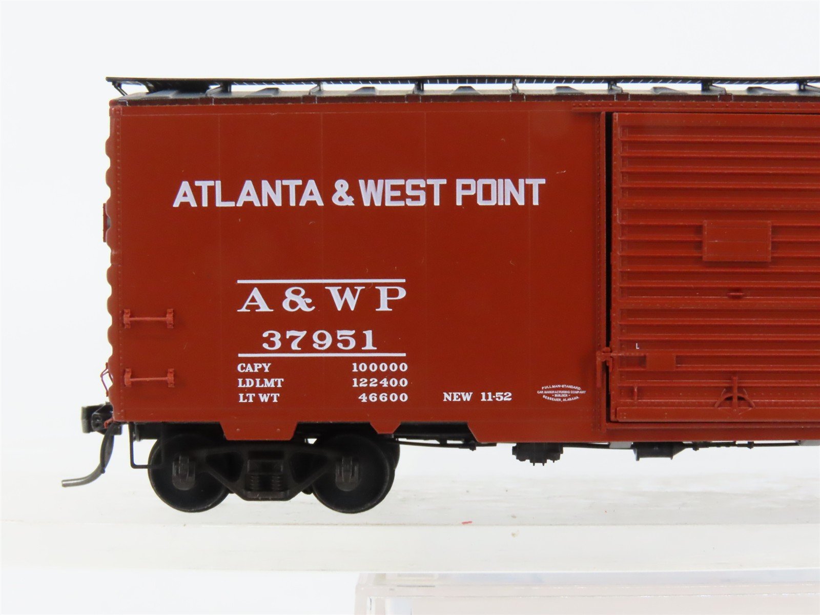 HO Scale Kadee 5127 A&WP Atlanta & West Point 40' PS-1 Box Car 37951 RTR