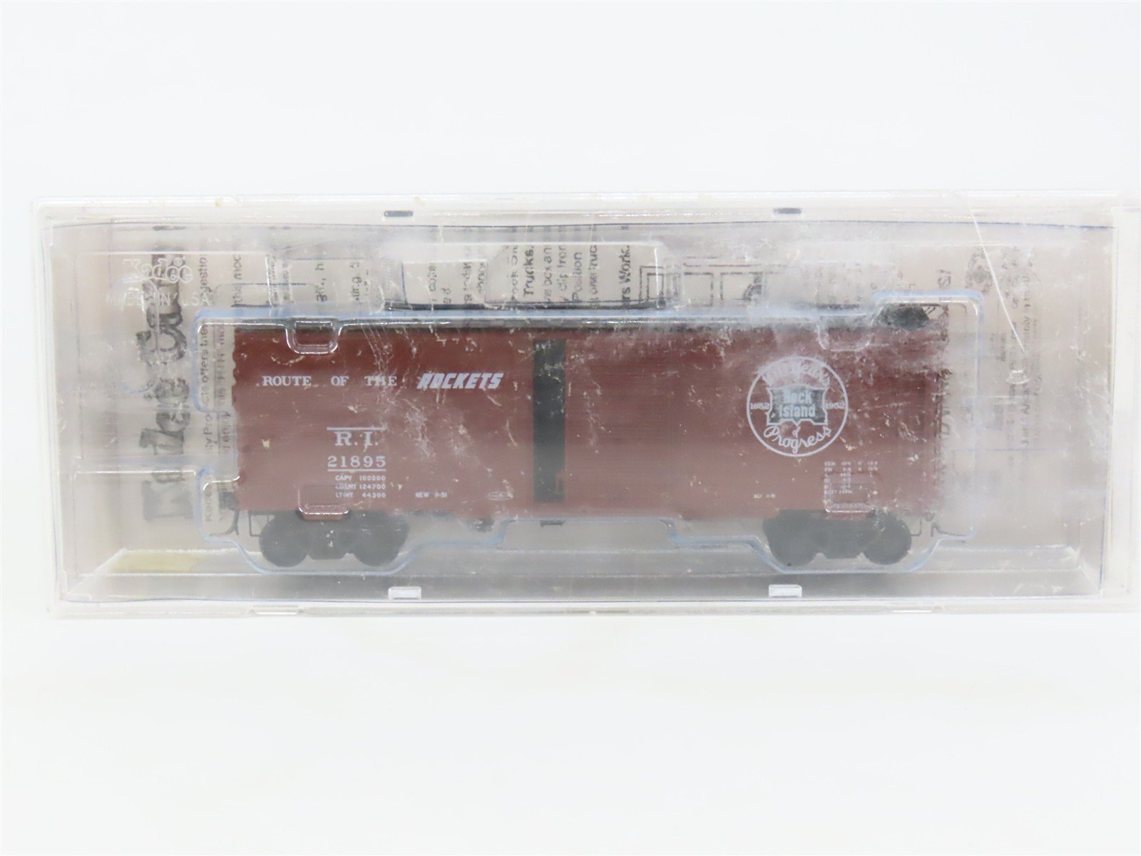 HO Scale Kadee 4097 RI Rock Island 40' Box Car 21895 RTR