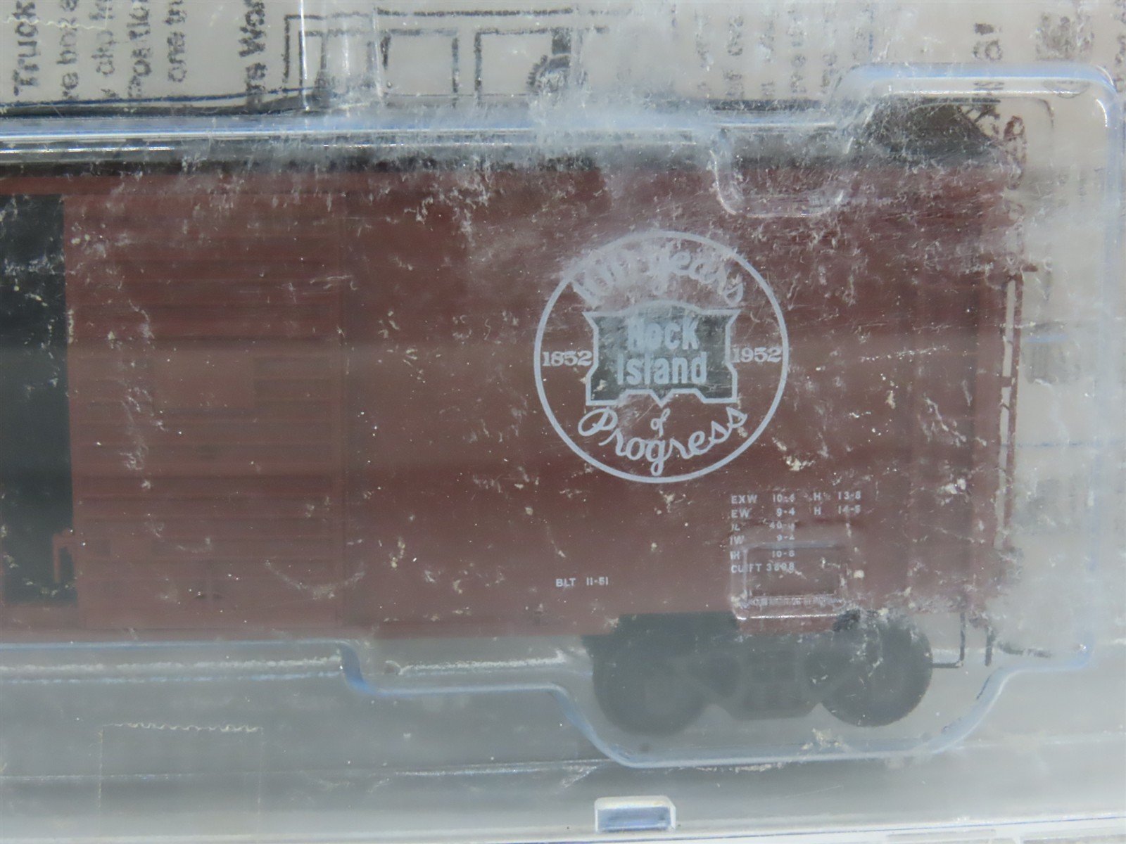 HO Scale Kadee 4097 RI Rock Island 40' Box Car 21895 RTR