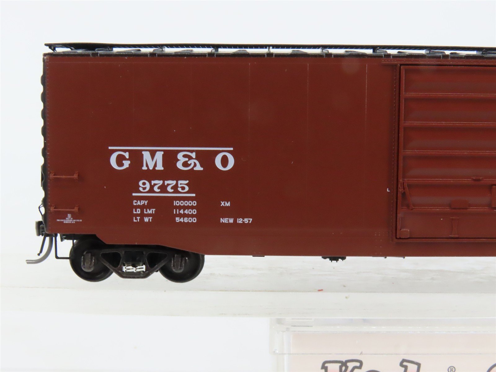 HO Scale Kadee 6018 GM&O Gulf Mobile & Ohio 50' Box Car 9775 RTR