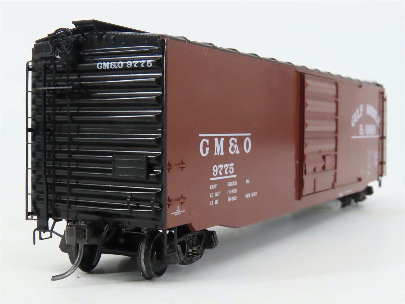 HO Scale Kadee 6018 GM&O Gulf Mobile & Ohio 50' Box Car 9775 RTR