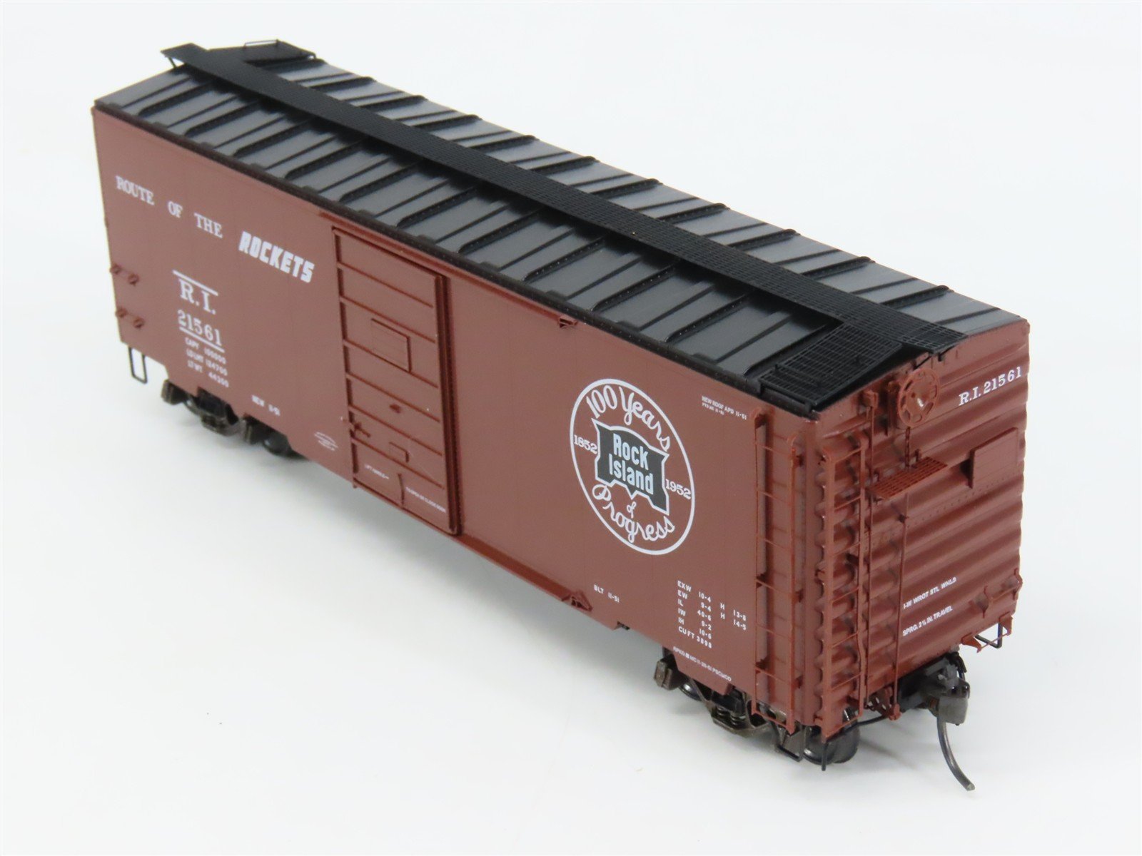 HO Scale Kadee 4063 RI Rock Island 40' PS-1 Box Car 21561 RTR