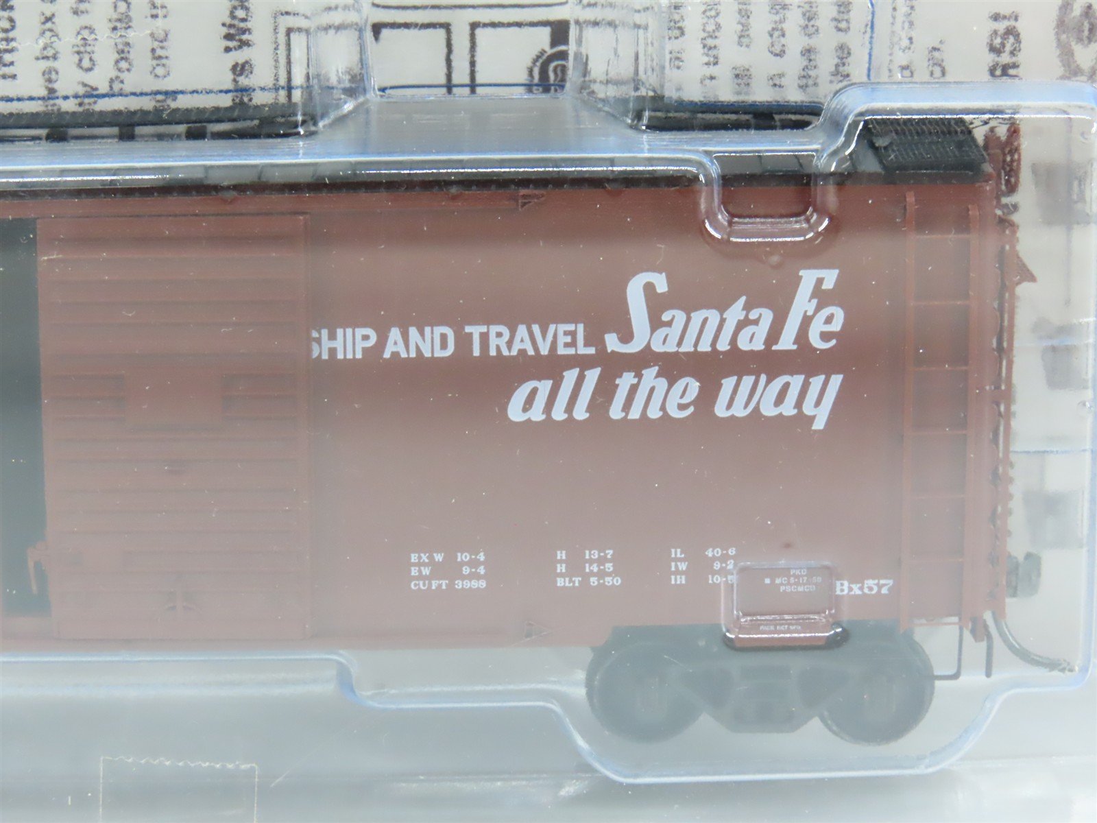 HO Scale Kadee 4095 ATSF Santa Fe 40' Box Car 31419 RTR