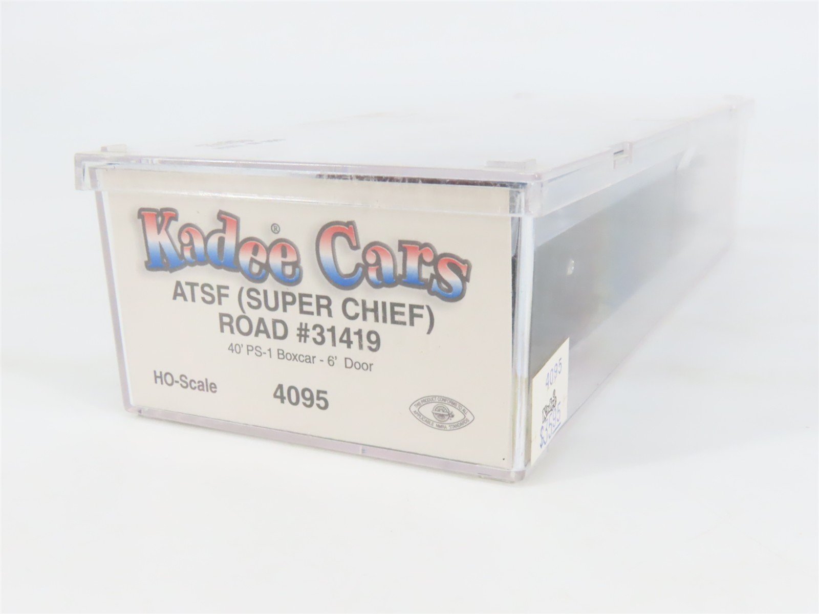 HO Scale Kadee 4095 ATSF Santa Fe 40' Box Car 31419 RTR