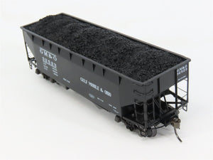 HO Scale Kadee 7511 GM&O Gulf Mobile & Ohio 2-Bay Offset Open Hopper 32523 RTR