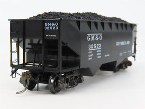 HO Scale Kadee 7511 GM&O Gulf Mobile & Ohio 2-Bay Offset Open Hopper 32523 RTR
