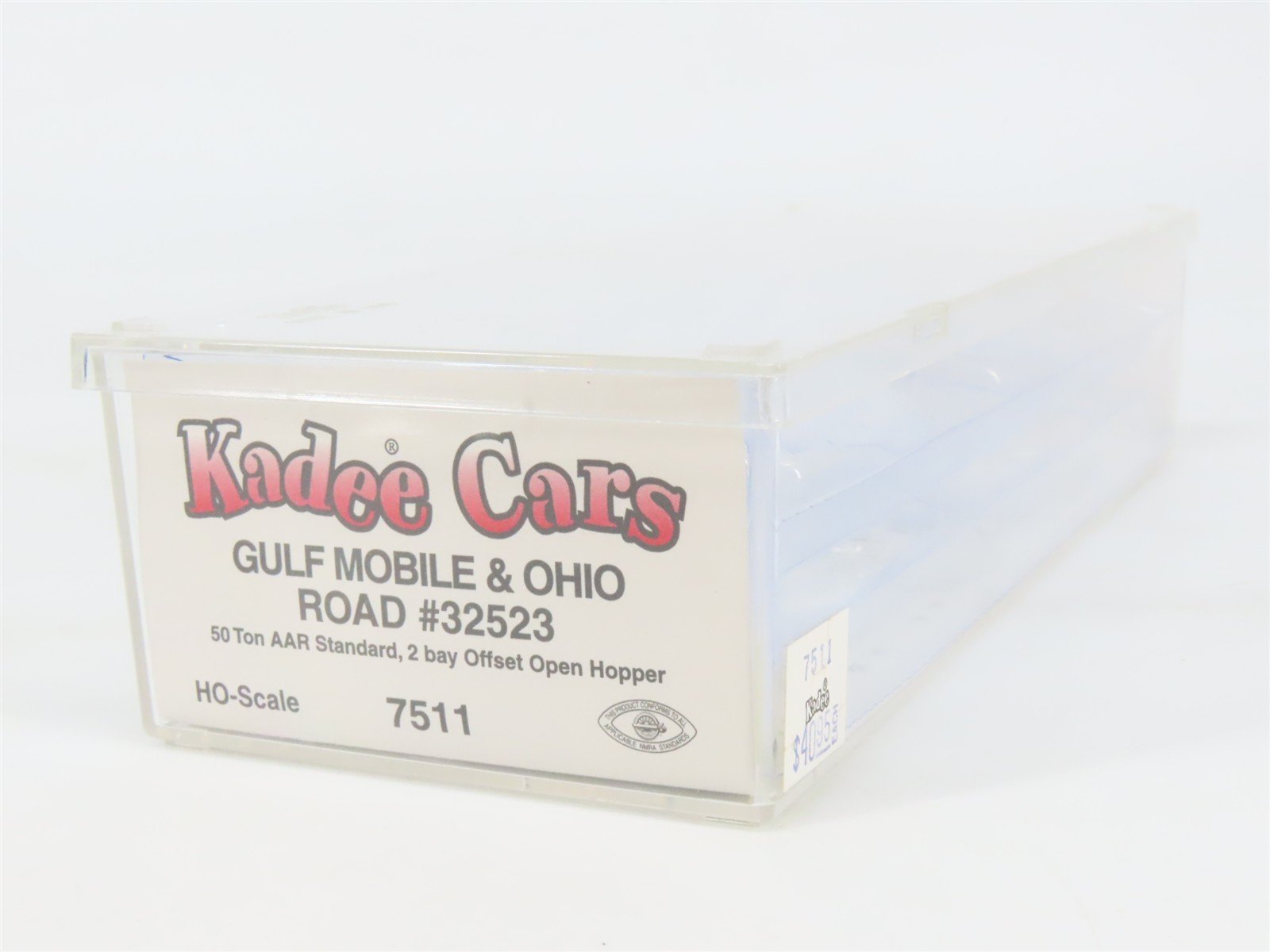 HO Scale Kadee 7511 GM&O Gulf Mobile & Ohio 2-Bay Offset Open Hopper 32523 RTR