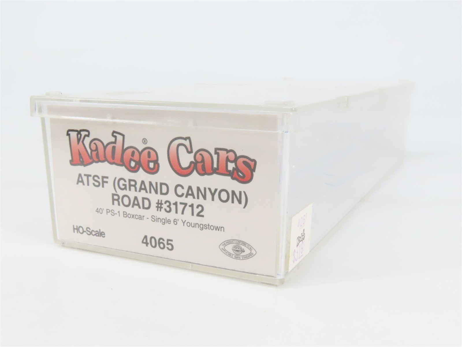 HO Scale Kadee 4065 ATSF Santa Fe 40' Box Car 31712 RTR