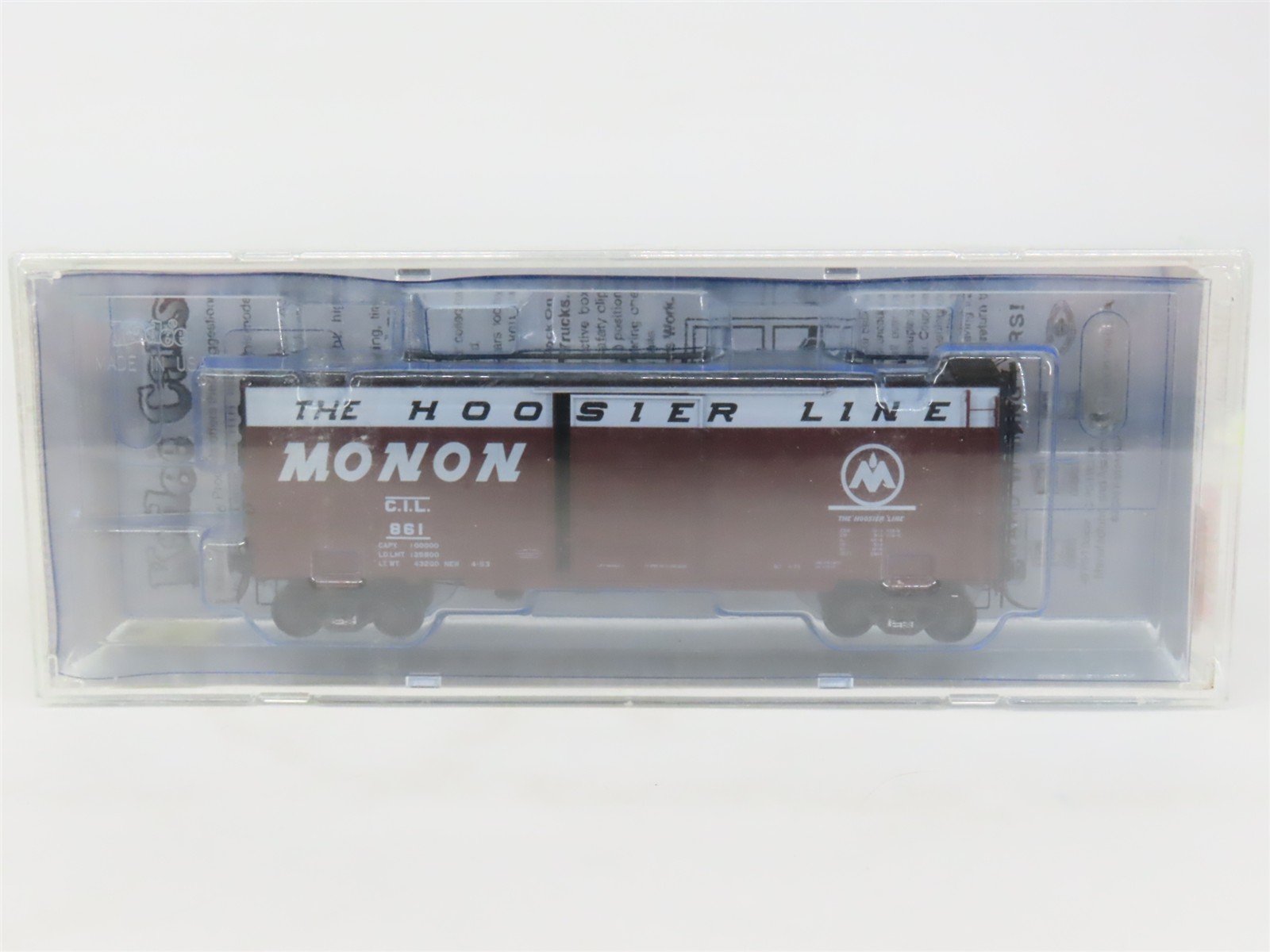 HO Scale Kadee 4814 CIL Monon 40' Box Car 861 RTR