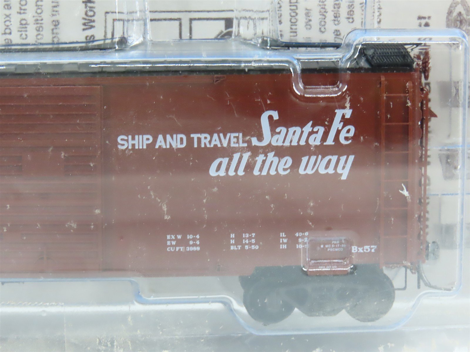 HO Scale Kadee 4095 ATSF Santa Fe 40' Box Car 31419 RTR