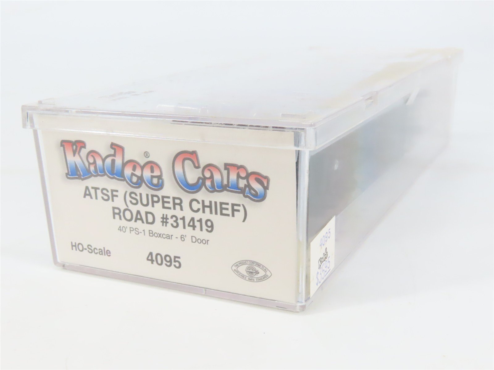 HO Scale Kadee 4095 ATSF Santa Fe 40' Box Car 31419 RTR
