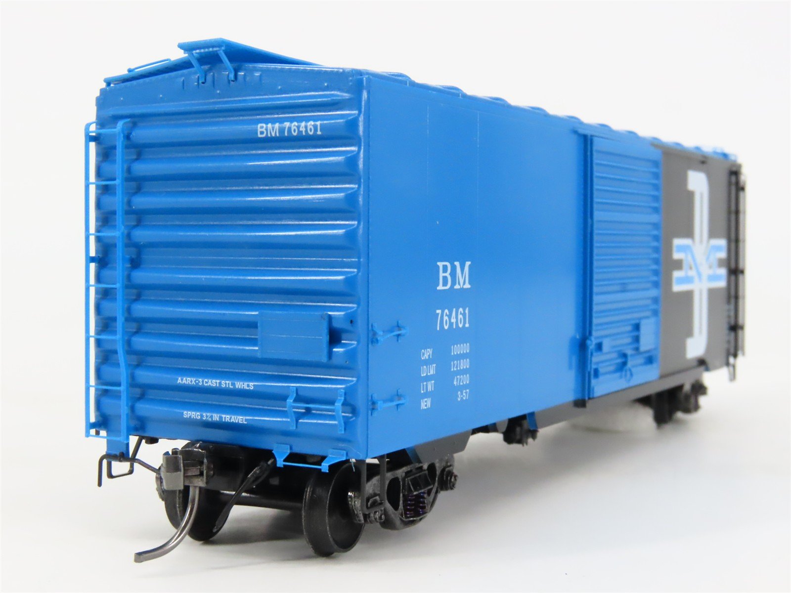 HO Scale Kadee 5286 BM Boston & Maine 40' Box Car 76461 RTR