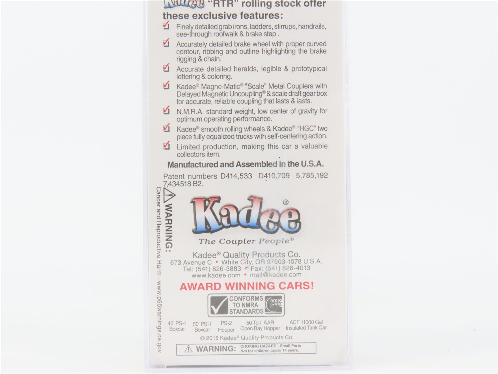 HO Scale Kadee 9016 PBGX Protane Corp. ACF 11000 gal Insulated Tank Car 36 RTR
