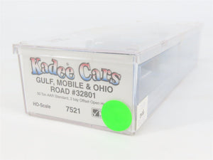 HO Scale Kadee 7521 GM&O Gulf, Mobile & Ohio 2-Bay Offset Open Hopper 32801 RTR