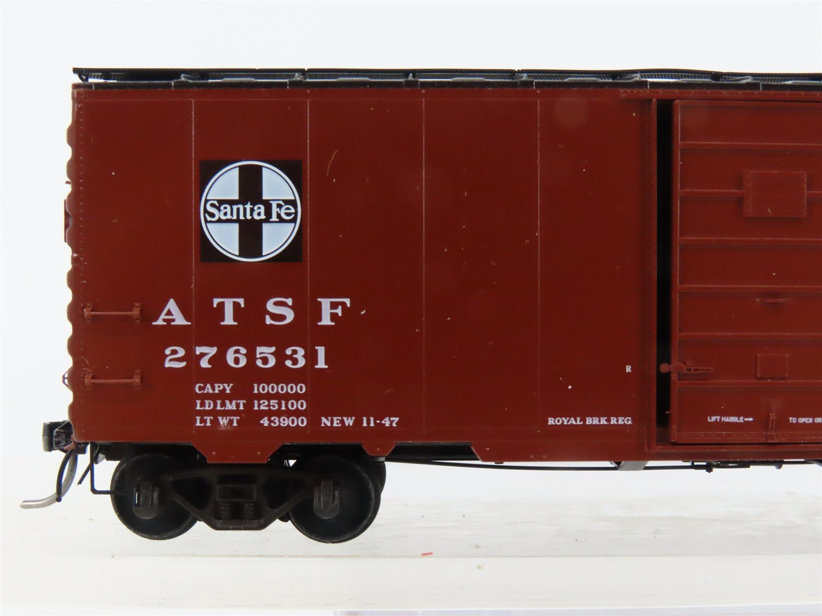 HO Scale Kadee 4332 ATSF Santa Fe 40' Box Car 276531 RTR