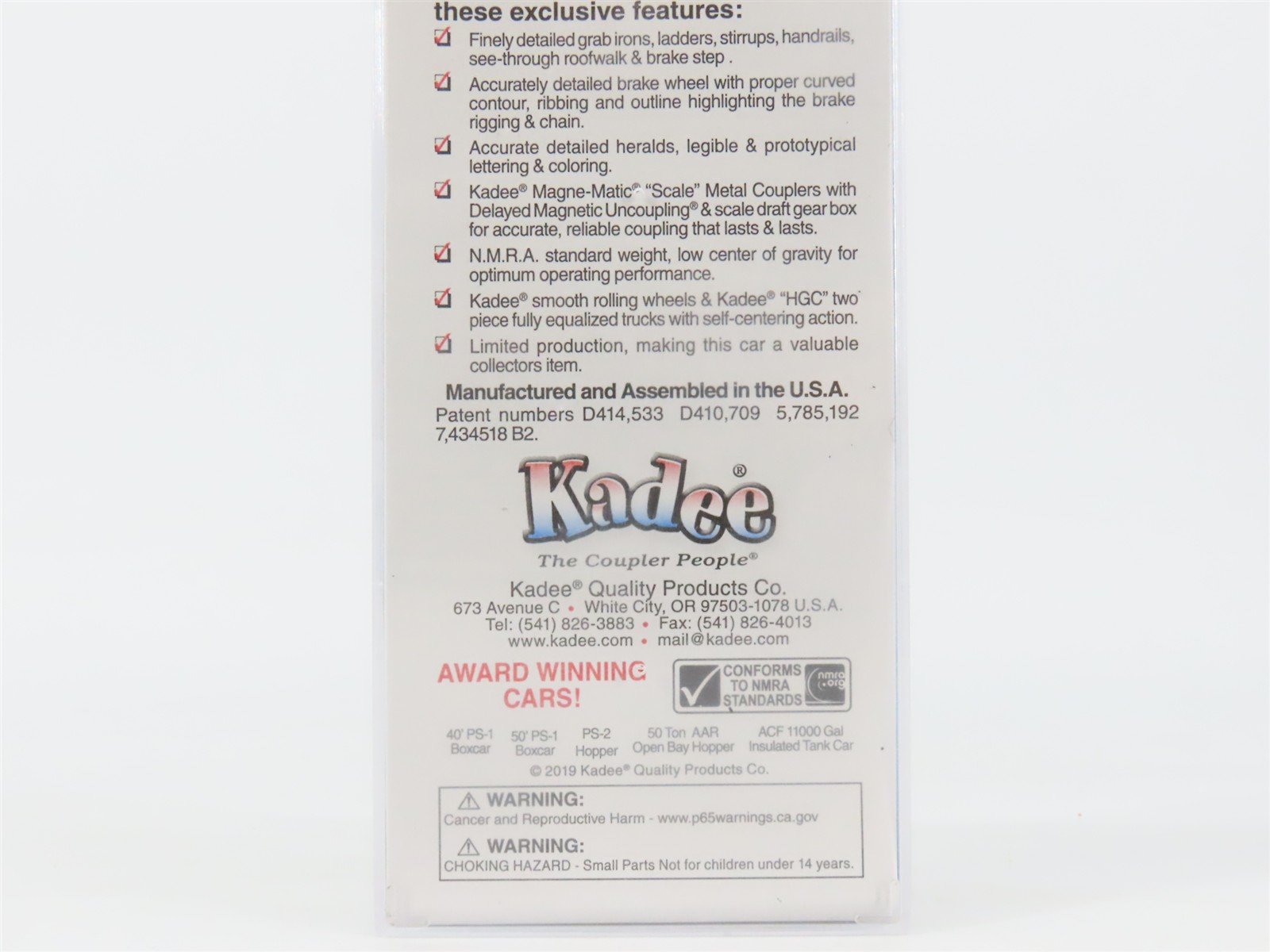 HO Scale Kadee 4332 ATSF Santa Fe 40' Box Car 276531 RTR