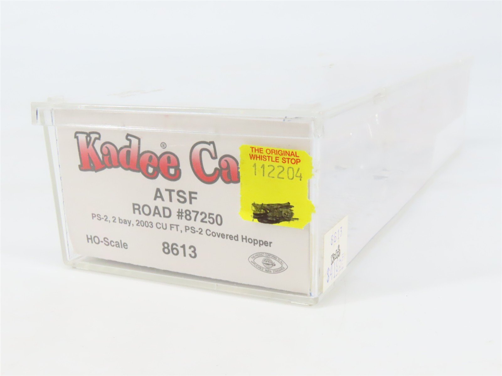 HO Scale Kadee 8613 ATSF Santa Fe 2-Bay Covered Hopper 87250 RTR