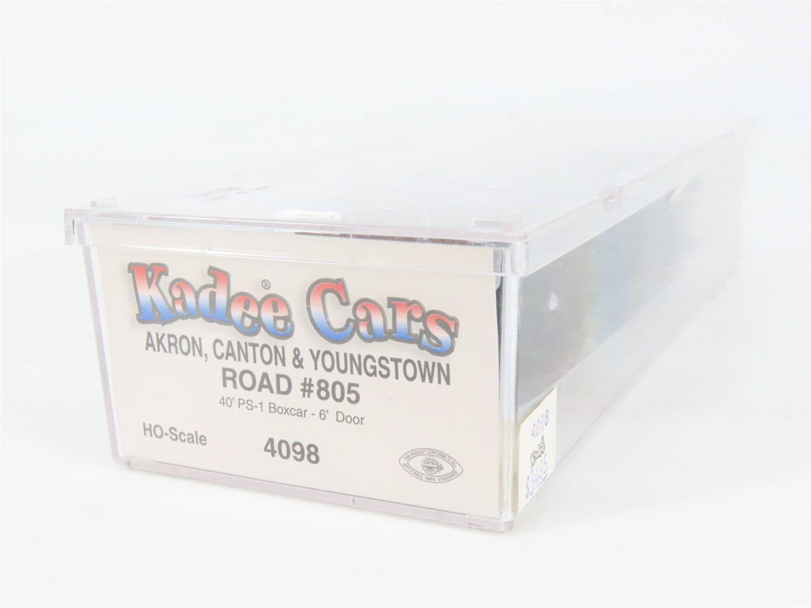 HO Scale Kadee 4098 ACY Akron, Canton & Youngstown 40' PS-1 Box Car 805 RTR