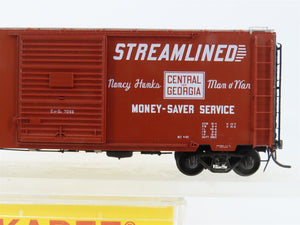 HO Scale Kadee 5116 CG Central of Georgia 40' Box Car 7056 RTR