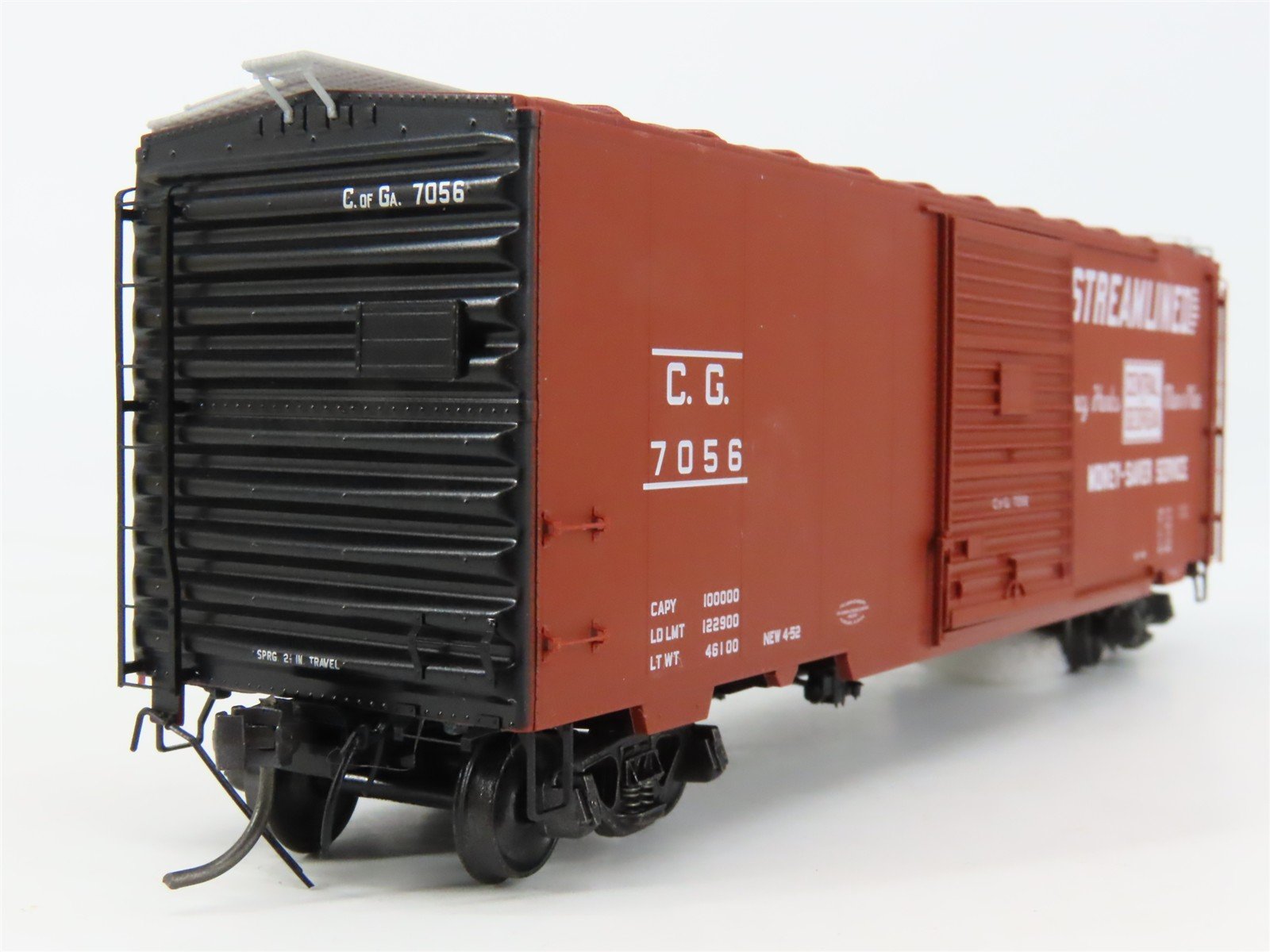 HO Scale Kadee 5116 CG Central of Georgia 40' Box Car 7056 RTR