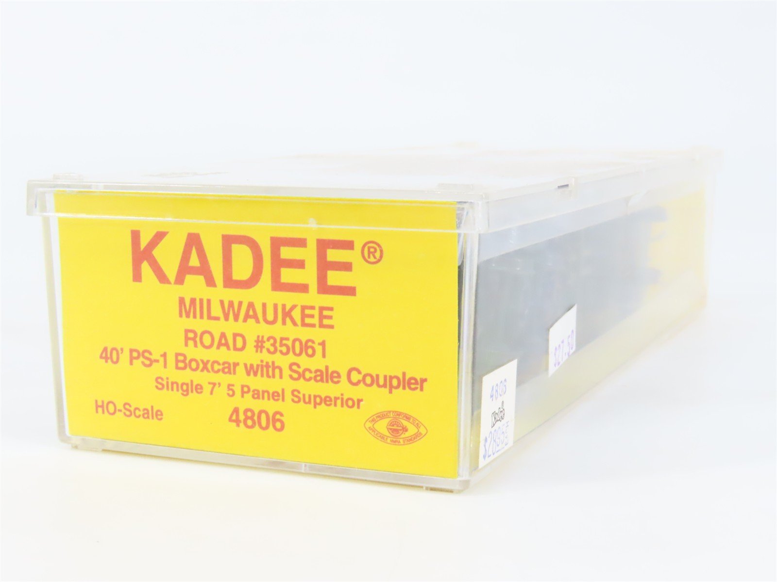 HO Scale Kadee 4806 MILW Milwaukee Road 40' Box Car 35061 RTR