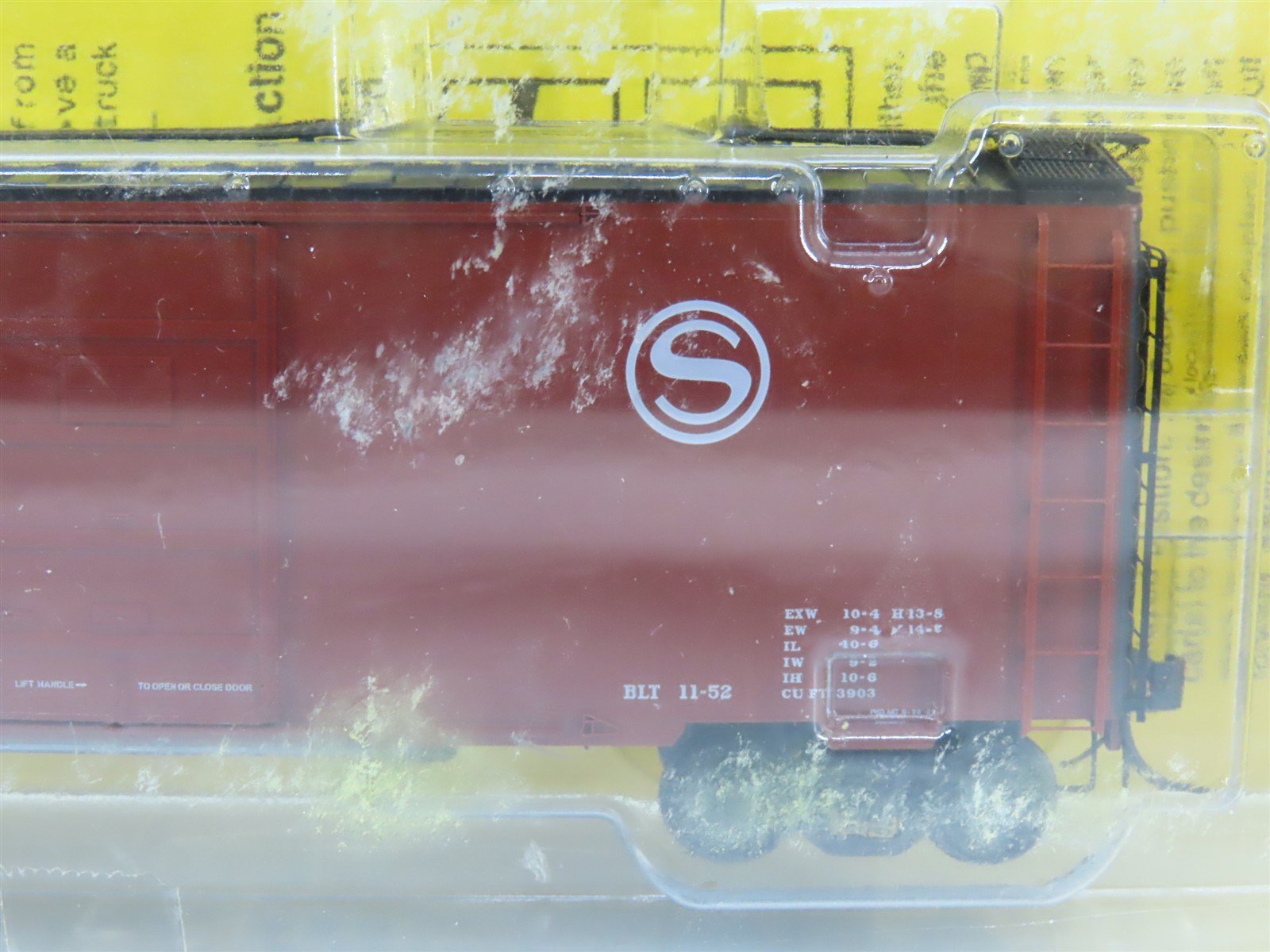 HO Scale Kadee 4053 NYSW New York, Susquehanna & Western 40' Box Car 414 RTR