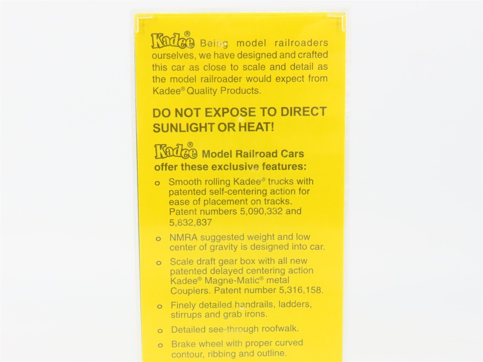 HO Scale Kadee 4053 NYSW New York, Susquehanna & Western 40' Box Car 414 RTR