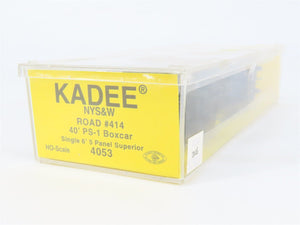 HO Scale Kadee 4053 NYSW New York, Susquehanna & Western 40' Box Car 414 RTR