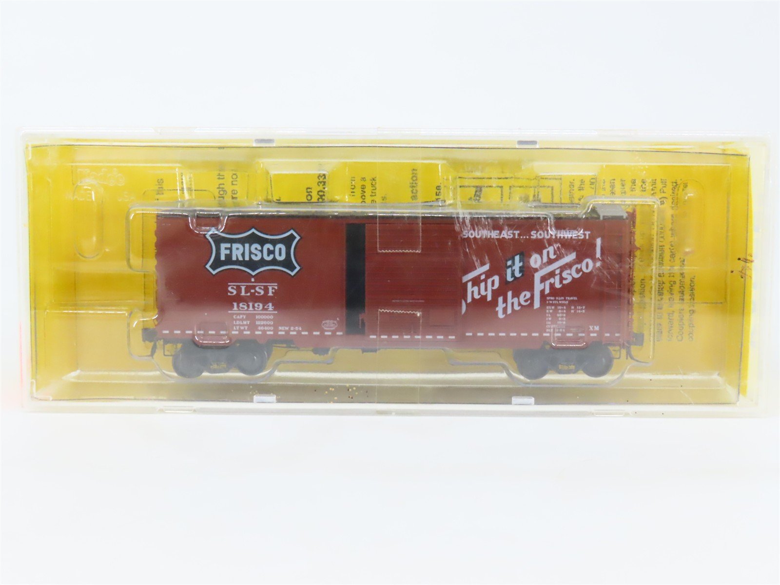 HO Scale Kadee 5235 SL-SF St. Louis-San Francisco 40' Box Car 18194 RTR