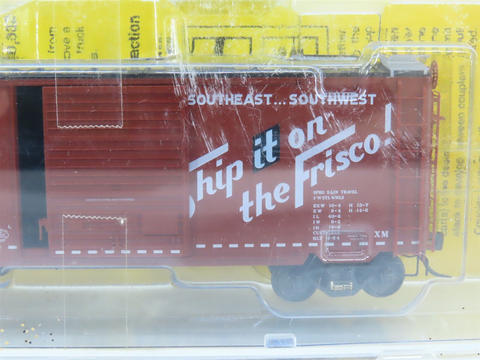 HO Scale Kadee 5235 SL-SF St. Louis-San Francisco 40' Box Car 18194 RTR