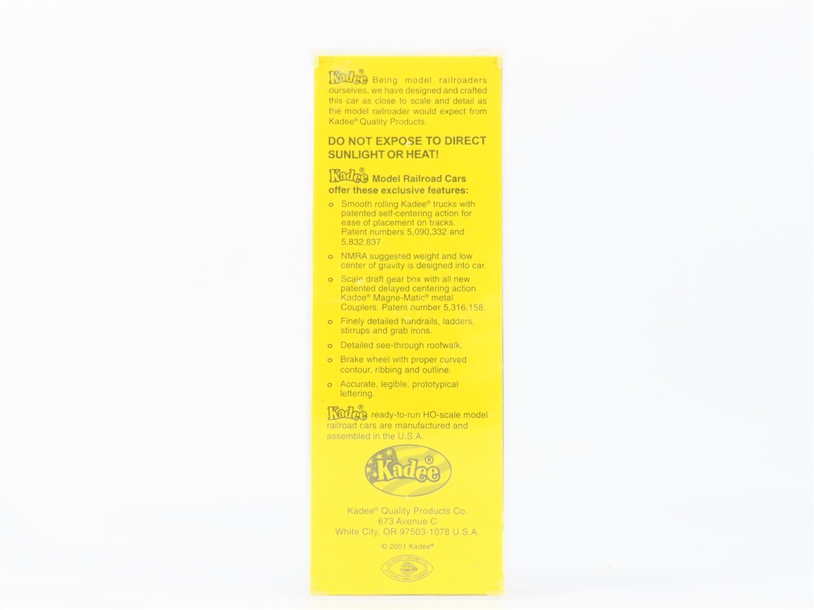 HO Scale Kadee 5235 SL-SF St. Louis-San Francisco 40' Box Car 18194 RTR