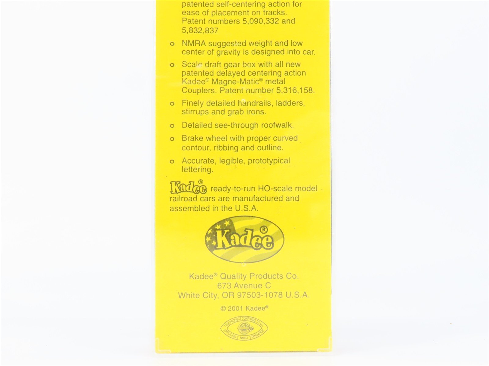 HO Scale Kadee 5235 SL-SF St. Louis-San Francisco 40' Box Car 18194 RTR