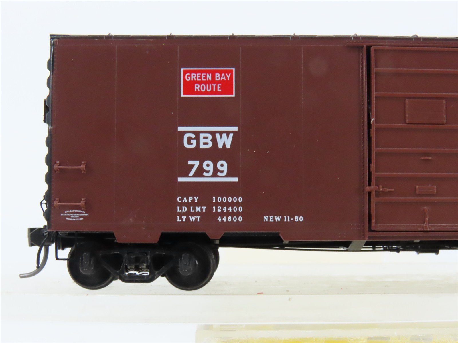 HO Scale Kadee 4016 GBW Green Bay & Western 40' Box Car 799 RTR