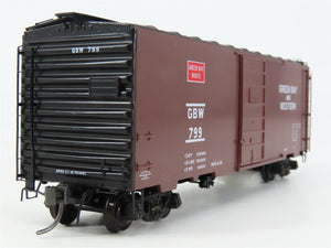 HO Scale Kadee 4016 GBW Green Bay & Western 40' Box Car 799 RTR